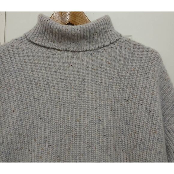 Autumn cashmere womens large thick and soft 100% cashmere sweater turtleneck - Picture 2 of 7